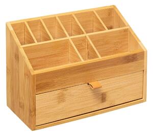 Κουτί Οργάνωσης Make up 5five από Ξύλο Bamboo, 25.5x12.5x18.5cm - Απόχρωση Ξύλου