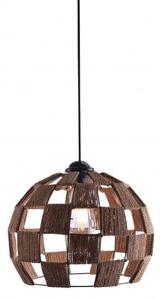 Κρεμαστό Φωτιστικό Οροφής 1xE27 Καφέ Φ32cm Ball Show 77-3620 Homelighting 77-3620 Καφέ