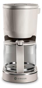 Καφετιέρα Φίλτρου Singer Tiffanys CM 1010IV με ισχύ 1000W και χωρητικότητα έως 12 φλιτζάνια - Ivory
