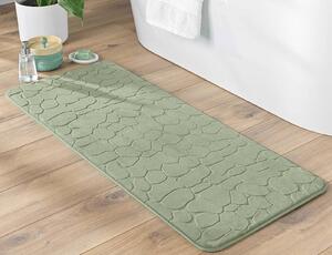 Πατάκι Μπάνιου Ricochet Douceur d'intérieur με memory foam και διαστάσεις 50x120cm - Sage