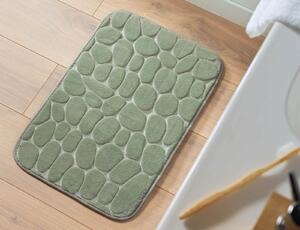 Πατάκι Μπάνιου Ricochet Douceur d'intérieur με memory foam και διαστάσεις 50x80cm - Sage