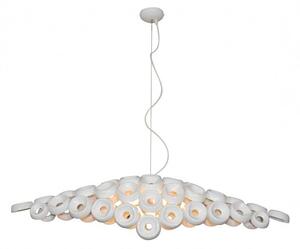 Κρεμαστό Φωτιστικό Οροφής 6xE14 120cm Darina Homelighting 77-4364 Κόκκινο