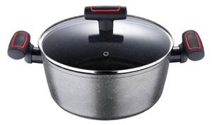 Κατσαρόλα Pyrex Poppy με καπάκι, αντικολλητική επίστρωση, διάμετρο 24cm και χωρητικότητα 4L
