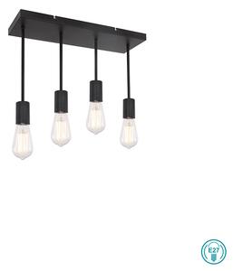 Φωτιστικό Οροφής Globo Lighting Martha 54008-4D Μαύρο