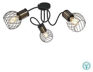 Φωτιστικό Οροφής Globo Lighting Argusto 54013-3 Μαύρο