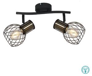 Φωτιστικό Οροφής Globo Lighting Argusto 54013-2 Μαύρο