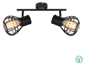 Φωτιστικό Οροφής Globo Lighting Clastra 15388-2 Μαύρο