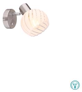 Απλίκα Globo Lighting Willy 54025-1 Νίκελ Ματ