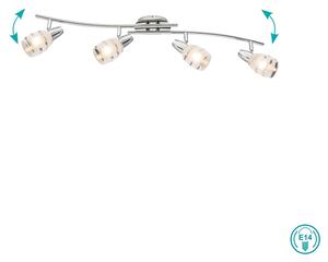 Φωτιστικό Οροφής Globo Lighting Roy 54985-4 Χρώμιο