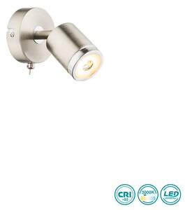 Απλίκα Globo Lighting Comore 56958-1 Νίκελ Ματ