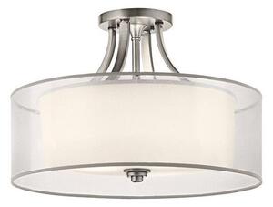 Πλαφονιέρα Φωτιστικό Οροφής 4xE27 60W IP20 Lacey Elstead Lighting KL-LACEY-SFM-AP Γκρι