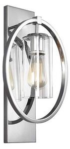 Απλίκα Φωτιστικό Τοίχου E27 60W IP20 Marlena Elstead Lighting FE-MARLENA1-CH Χρώμιο