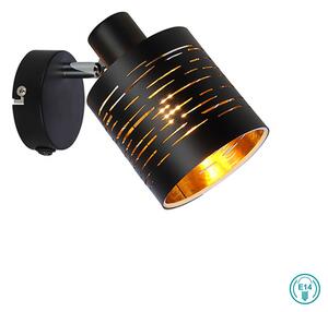 Απλίκα Globo Lighting Tunno 15342-1 Μαύρο