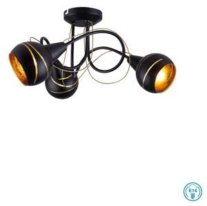 Φωτιστικό Οροφής Globo Lighting Lommy 54005-3D Μαύρο