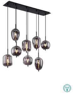 Κρεμαστό Φωτιστικό Ράγα Globo Lighting Blacky 15345-8 Μαύρο