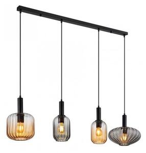 Κρεμαστό Φωτιστικό Οροφής 4xE27 Μαύρο 15719-4 Globo Lighting 15719-4 Μαύρο