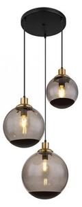 Κρεμαστό Φωτιστικό Οροφής 3xE27 Μαύρο Potter 15860-3H Globo Lighting 15860-3H Μαύρο