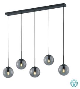 Φωτιστικό Κρεμαστό Ράγα Retro Trio Lighting Balini 308500542 Ανθρακί