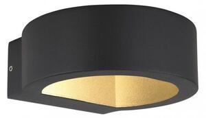 Απλίκα Φωτιστικό Τοίχου LED 7W Μαύρο IP54 Up Down Slice 34313 Globo Lighting 34313 Μαύρο