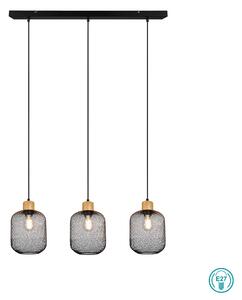 Φωτιστικό Κρεμαστό Ράγα Vintage Industrial RL Lighting Calimero R30563032 Μαύρο Ματ