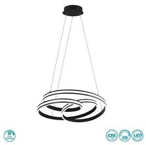 Φωτιστικό Κρεμαστό Trio Lighting Yara Nuria 326210132 Μαύρο Ματ