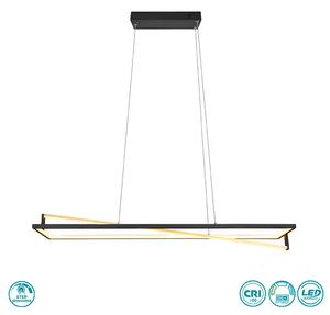 Φωτιστικό Κρεμαστό Trio Lighting Edge 326810132 Μαύρο Ματ