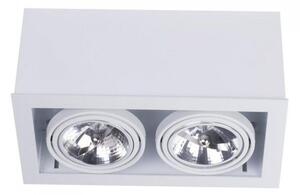 Downlight Σποτ δίφωτο Box ES111 γκρι μαύρο λευκό Nowodvorski