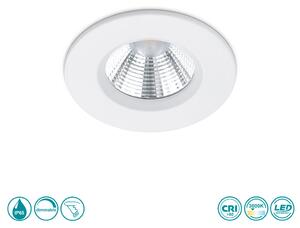 Φωτιστικό Σποτ Χωνευτό Trio Lighting Zagros 650710131 Λευκό Ματ (IP65)