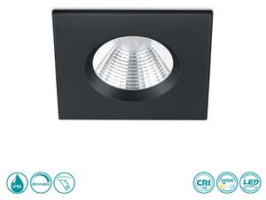 Φωτιστικό Σποτ Χωνευτό Trio Lighting Zagros 650610132 Μαύρο Ματ (IP65)