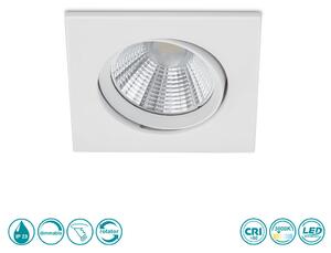 Φωτιστικό Σποτ Χωνευτό Κινητό Trio Lighting Pamir 650410131 Λευκό Ματ (IP23)