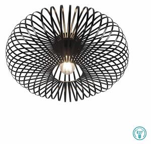 Φωτιστικό Οροφής Vintage Trio Lighting Johann 606905032 Μαύρο Ματ