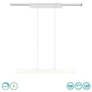 Κρεμαστό Ράγας DUOline Trio Lighting Paros 73043131 Λευκό Ματ