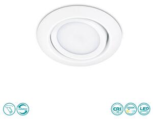 Φωτιστικό Σποτ Χωνευτό Κινητό Trio Lighting Rila 650310131 Λευκό Ματ