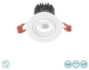 Φωτιστικό Σποτ Χωνευτό Gea Luce Aran GFA1040C Λευκό Σατινέ (3000K)