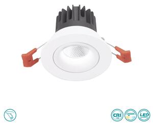 Φωτιστικό Σποτ Χωνευτό Gea Luce Aran GFA1041C Λευκό Σατινέ (3000K)