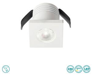 Φωτιστικό Σποτ Χωνευτό Gea Luce Glam GFA903C Λευκό Ματ (3000K)