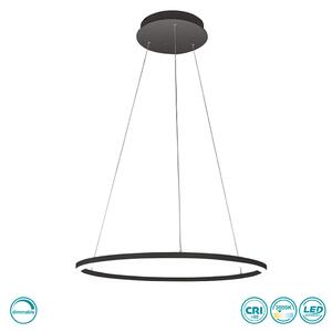 Φωτιστικό Κρεμαστό Fabas Luce Giotto 3508-46-101 Μαύρο