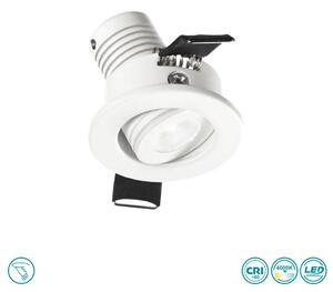 Φωτιστικό Σποτ Χωνευτό Κινητό Gea Luce Elara GFA880N Λευκό Ματ (4000K)