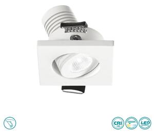 Φωτιστικό Σποτ Χωνευτό Κινητό Gea Luce Elara GFA890C Λευκό Ματ (3000K)