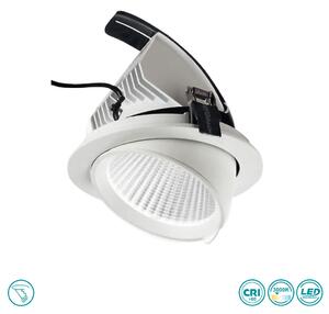 Φωτιστικό Σποτ Χωνευτό Κινητό Gea Luce Chandra GFA911C Λευκό Ματ (3000K)