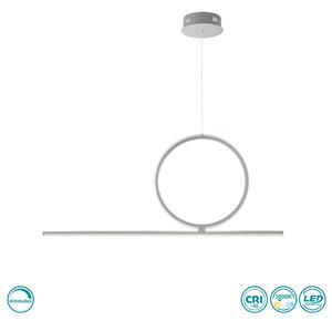 Φωτιστικό Κρεμαστό Ondaluce So.Acrobat.40/Silver Ασημί
