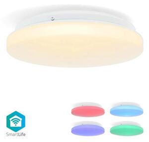 Nedis WIFILAC35WT - LED RGBW Φωτιστικό dimming LED/18W/230V 2700-6500K IP44 Wi-Fi