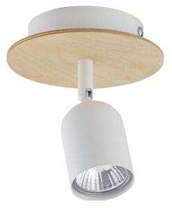 Σποτ Φωτιστικό Τοίχου-Οροφής με ξύλο TOP WOOD TK Lighting 3294 Λευκό