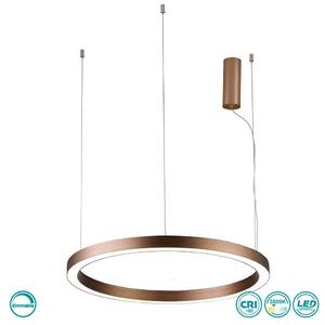 Φωτιστικό Κρεμαστό Viokef Choco 4244500 Καφέ Dimmable