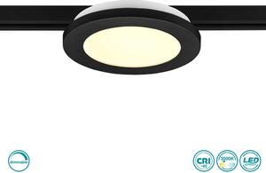 Φωτιστικό Οροφής Ράγας DUOline Trio Lighting Camillus 76921032 Μαύρο Ματ