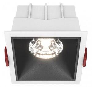 Χωνευτό Σποτ Οροφής Alfa LED 15W 4000K Μαύρο-Λευκό DL043-01-15W4K-SQ-WB MAYTONI DL043-01-15W4K-SQ-WB Ασπρόμαυρο