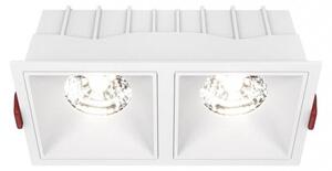 Χωνευτό Σποτ Οροφής Alfa LED 30W 4000K Διπλό Λευκό DL043-02-15W4K-SQ-W MAYTONI DL043-02-15W4K-SQ-W Λευκό