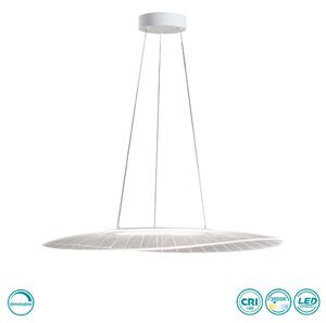 Φωτιστικό Κρεμαστό Fabas Luce Vela 3625-45-102 Λευκό