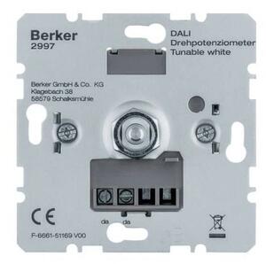 Ρυθμιστής Φωτισμού Dimmer DALI TUNABLE Λευκό Berker 2997 Hager 2997 Λευκό