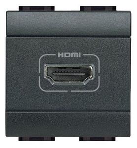 Πρίζα 2 Στοιχείων HDMI Γραφίτης Bticino L4284 Legrand L4284 Ανθρακί